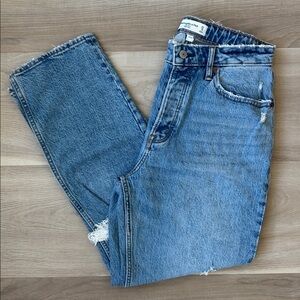 A&F - Curve Love The Dad High Rise Jeans